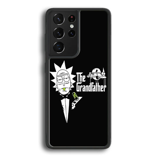 Rick The Grand Father Samsung Galaxy S21 Ultra Case-Phone Case-Rubber White (2D Case)-Altracase