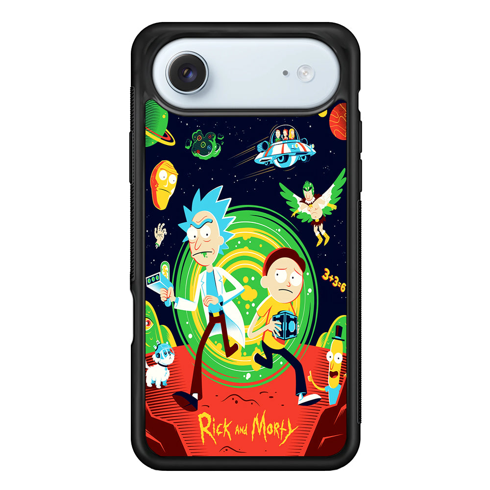 Rick and Morty Cartoon Poster iPhone 17 Air Case - Altracase