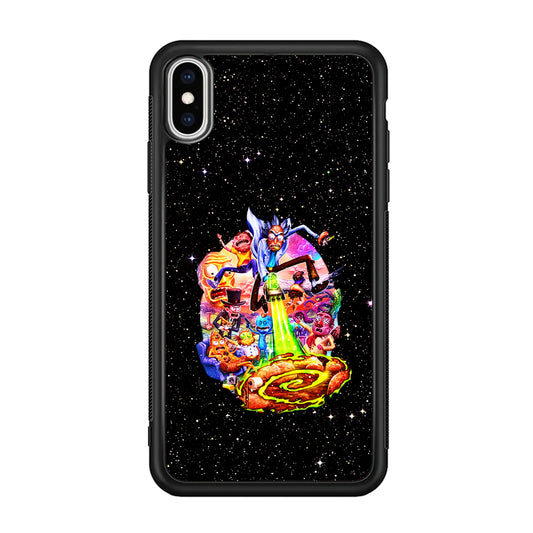 Rick and Morty Galaxy Starlight iPhone X Case