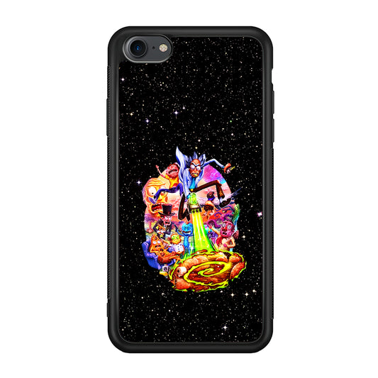 Rick and Morty Galaxy Starlight iPhone SE 2020 Case