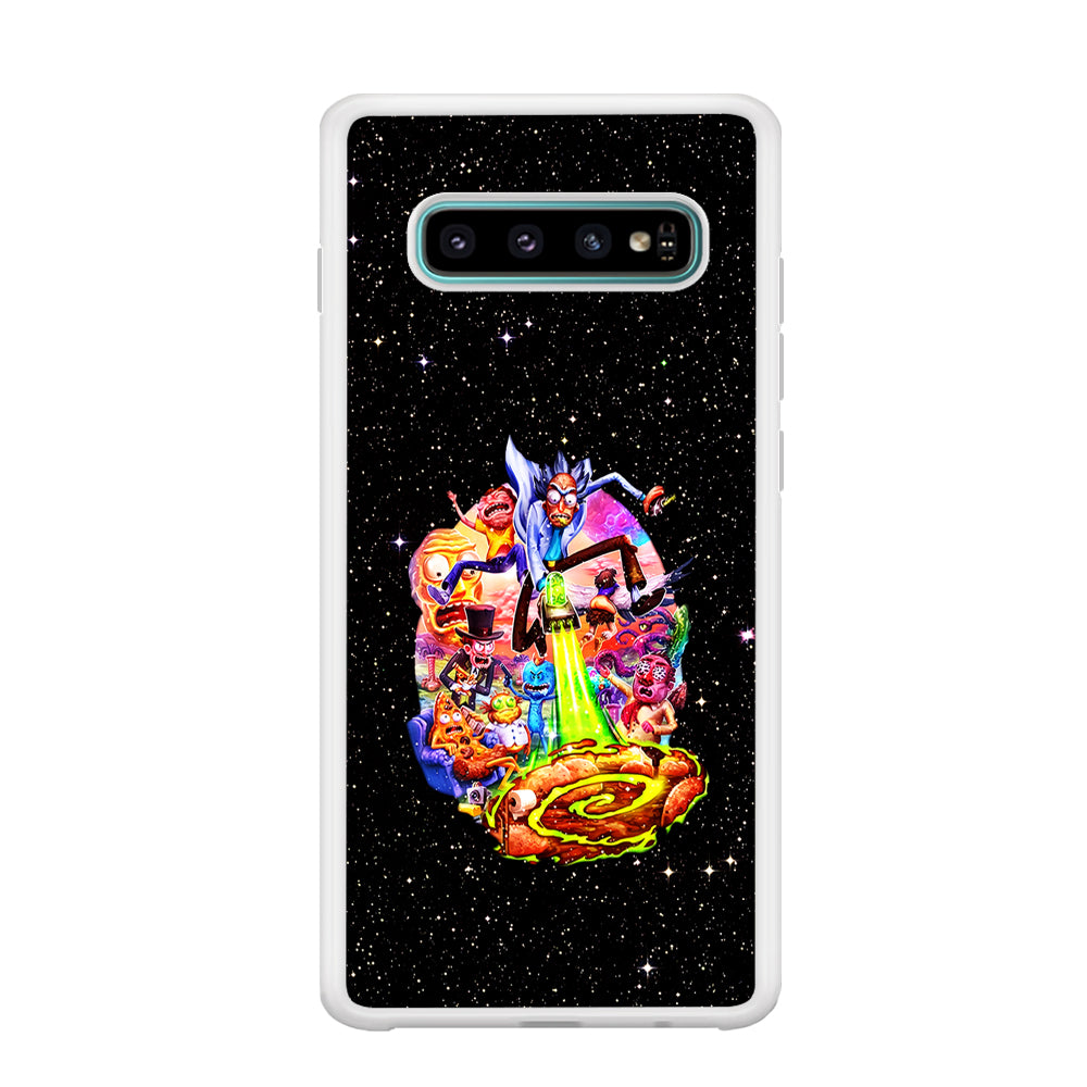 Rick and Morty Galaxy Starlight Samsung Galaxy S10 Case