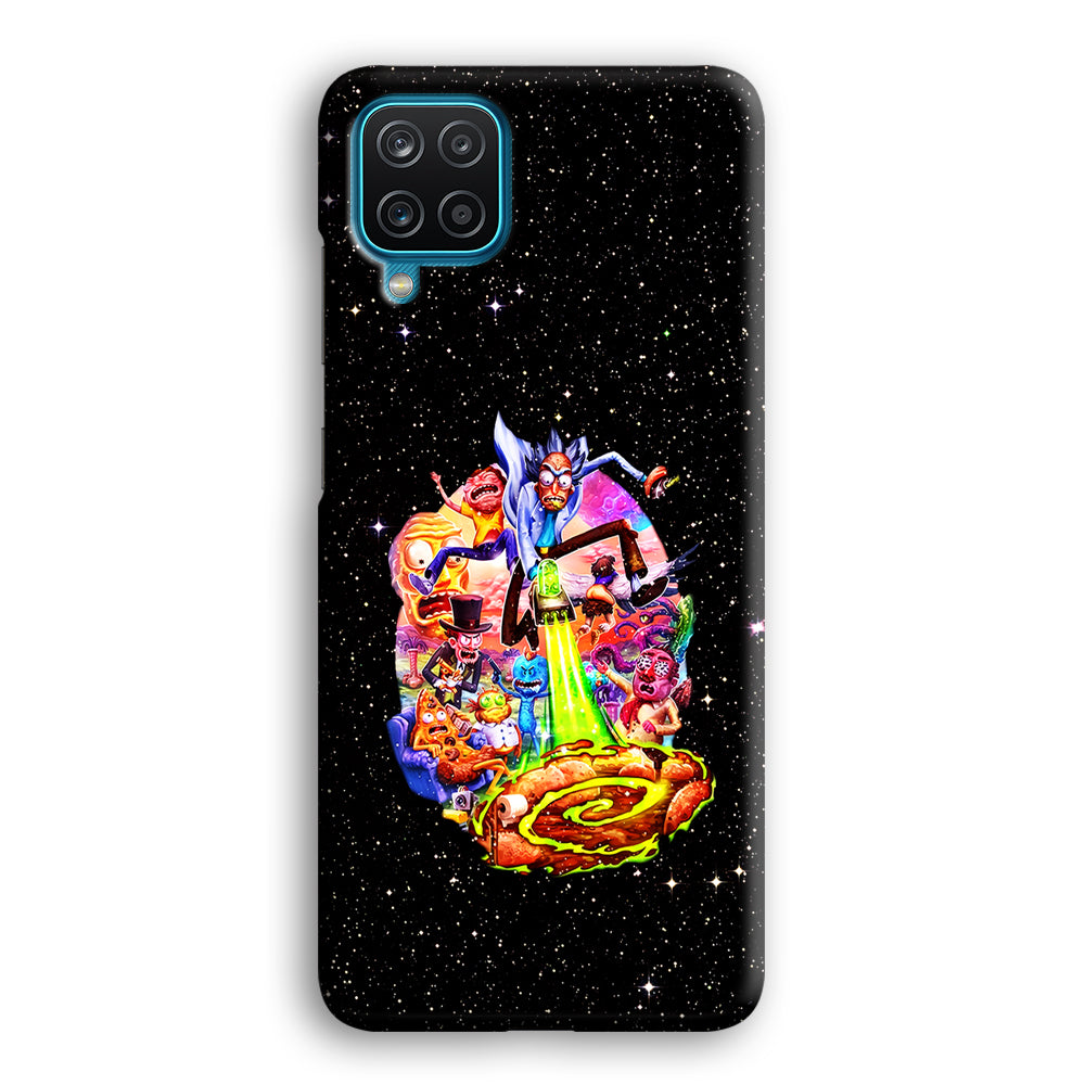 Rick and Morty Galaxy Starlight Samsung Galaxy A12 Case