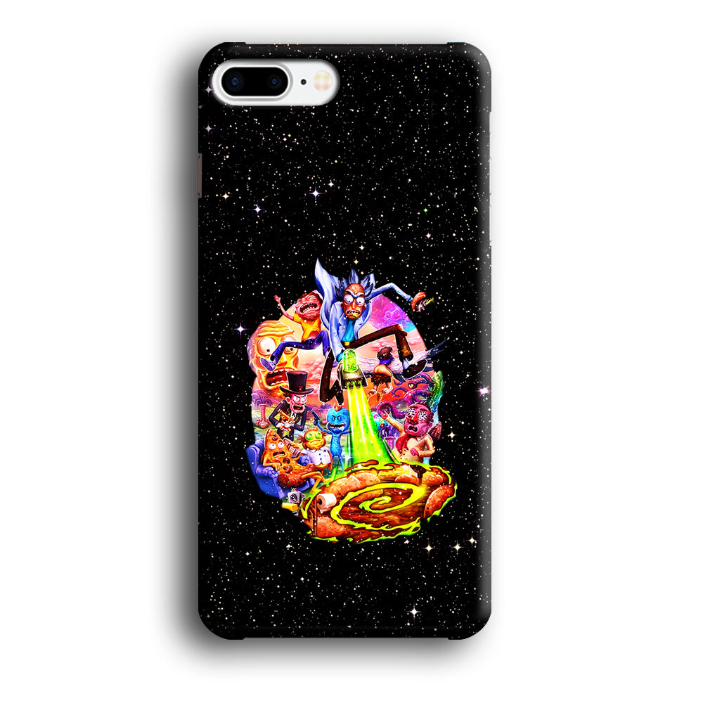 Rick and Morty Galaxy Starlight iPhone 8 Plus Case