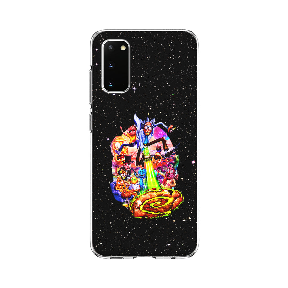 Rick and Morty Galaxy Starlight Samsung Galaxy S20 Case