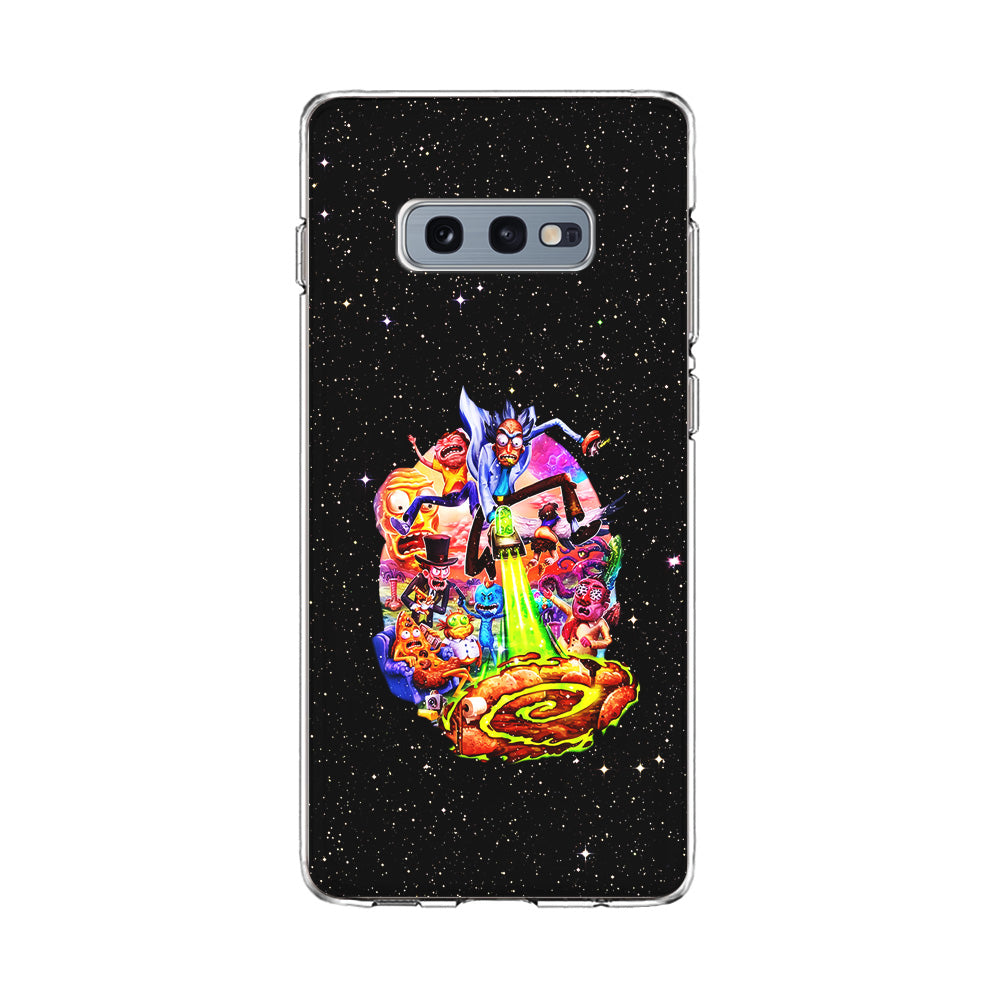 Rick and Morty Galaxy Starlight Samsung Galaxy S10E Case