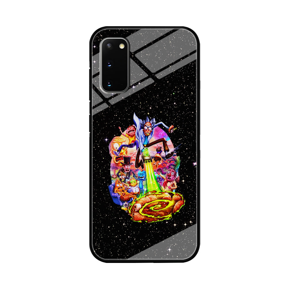 Rick and Morty Galaxy Starlight Samsung Galaxy S20 Case