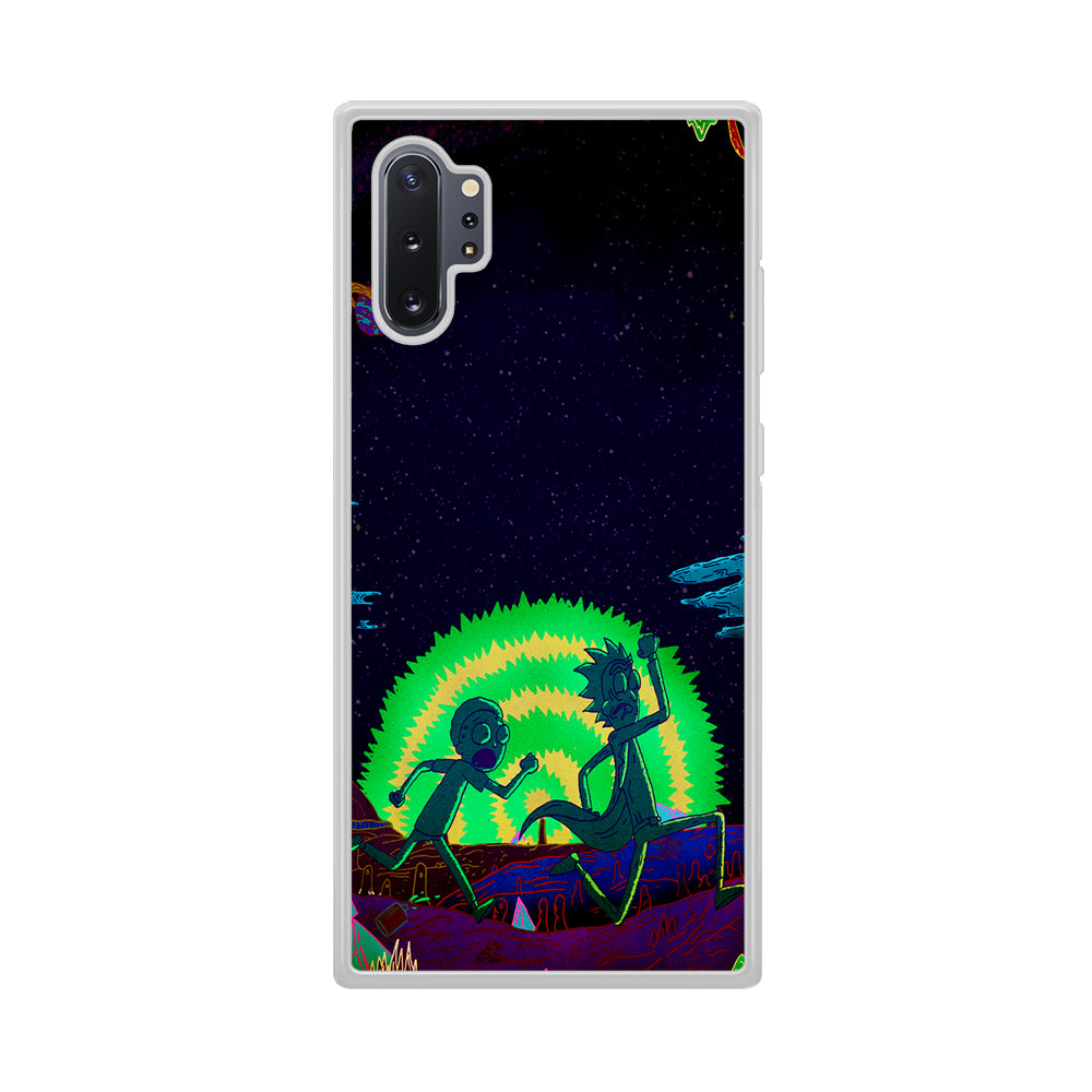 Rick and Morty Green Portal Samsung Galaxy Note 10 Plus Case