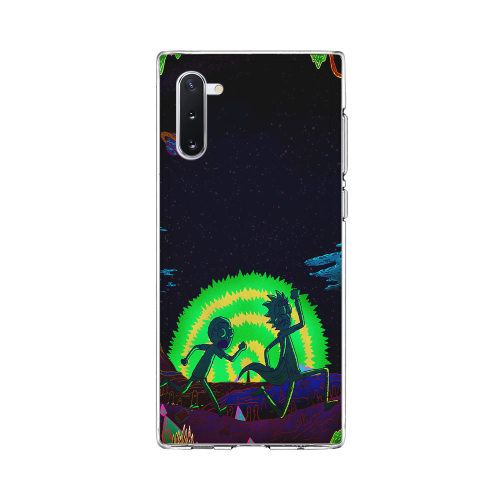 Rick and Morty Green Portal Samsung Galaxy Note 10 Case