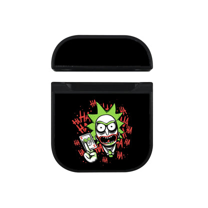 Rick and Morty Joker Laughs Apple AirPods Case-AirPod Case-Black-Altracase