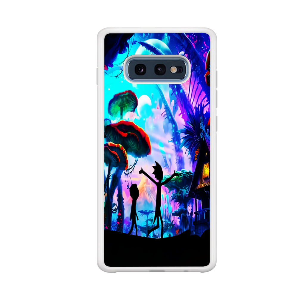 Rick and Morty Mushroom Forest Samsung Galaxy S10E Case