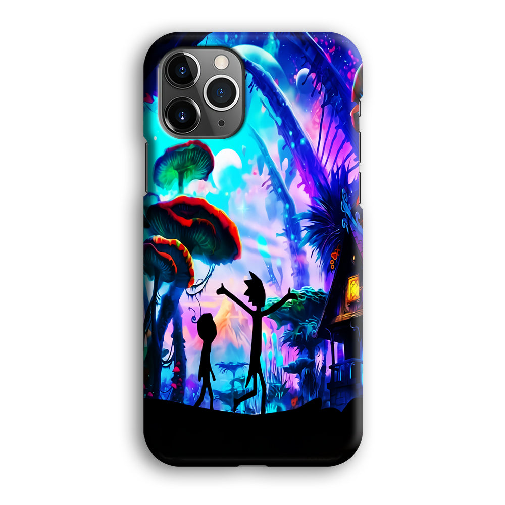 Rick and Morty Mushroom Forest iPhone 12 Pro Case