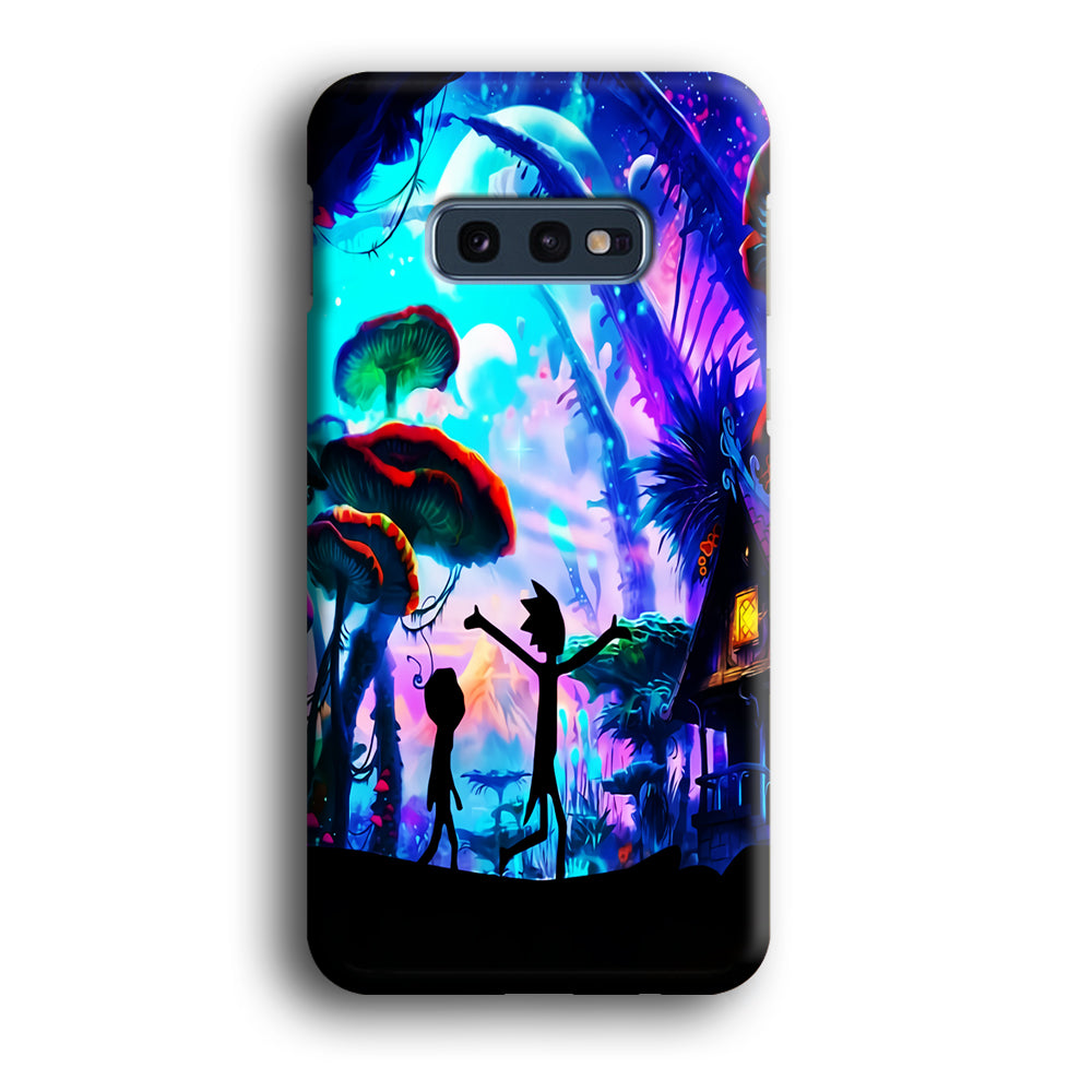 Rick and Morty Mushroom Forest Samsung Galaxy S10E Case