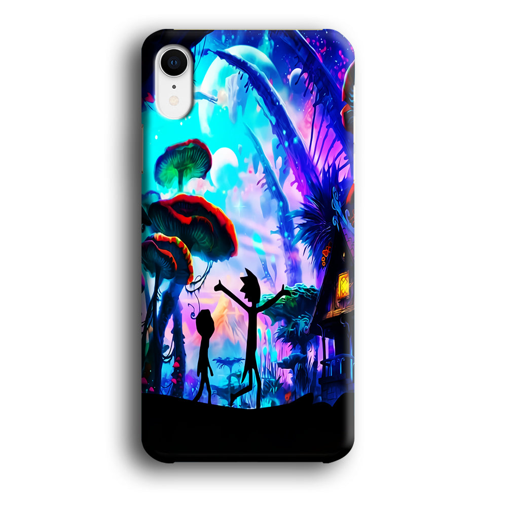 Rick and Morty Mushroom Forest iPhone XR Case