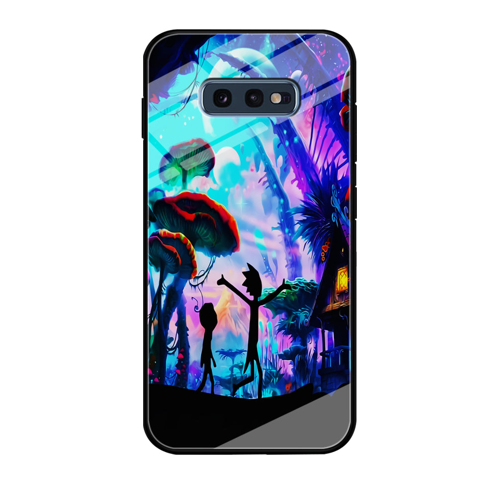 Rick and Morty Mushroom Forest Samsung Galaxy S10E Case