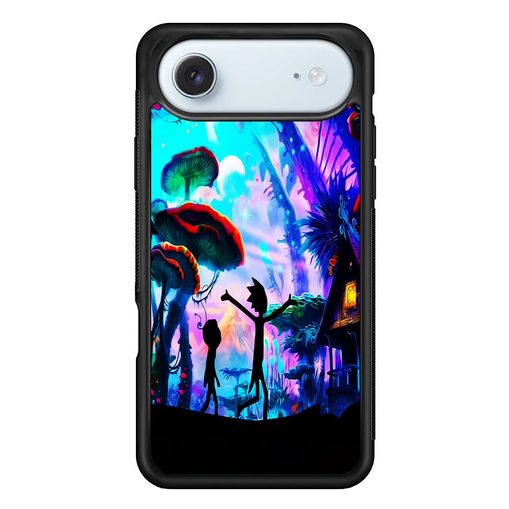 Rick and Morty Mushroom Forest iPhone 17 Air Case - Altracase