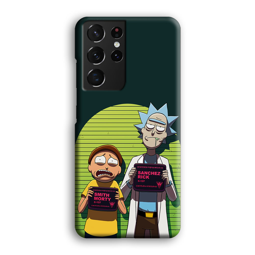 Rick and Morty Prisoner Samsung Galaxy S21 Ultra Case-Phone Case-3D Case-Altracase