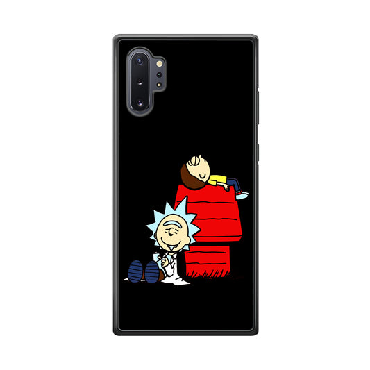 Rick and Morty Snoopy House Samsung Galaxy Note 10 Plus Case
