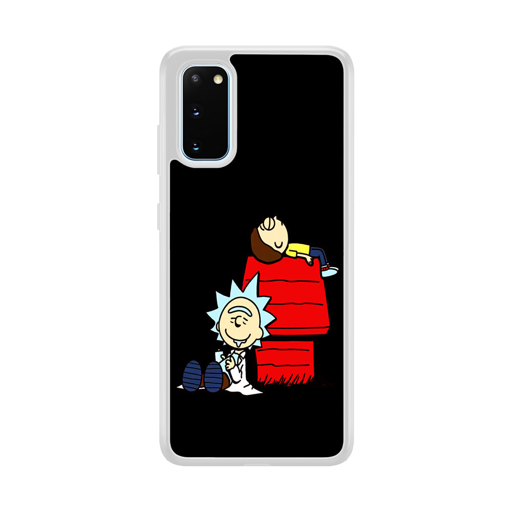 Rick and Morty Snoopy House Samsung Galaxy S20 Case