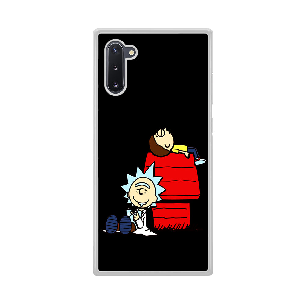 Rick and Morty Snoopy House Samsung Galaxy Note 10 Case