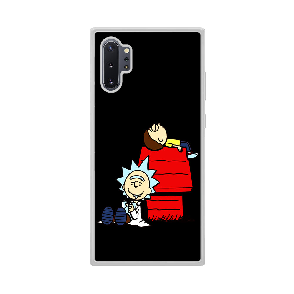 Rick and Morty Snoopy House Samsung Galaxy Note 10 Plus Case