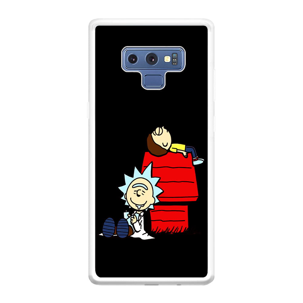 Rick and Morty Snoopy House Samsung Galaxy Note 9 Case