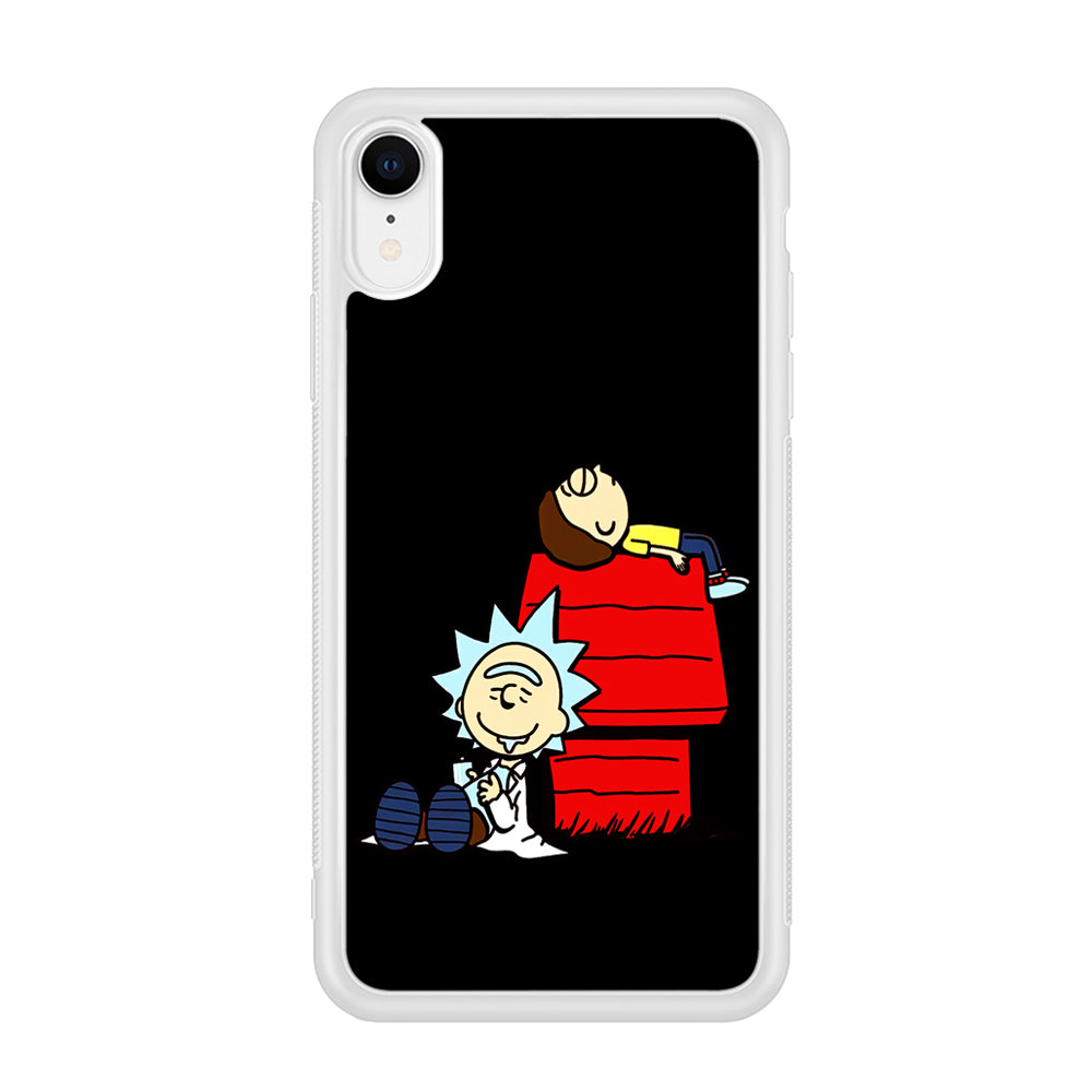 Rick and Morty Snoopy House iPhone XR Case
