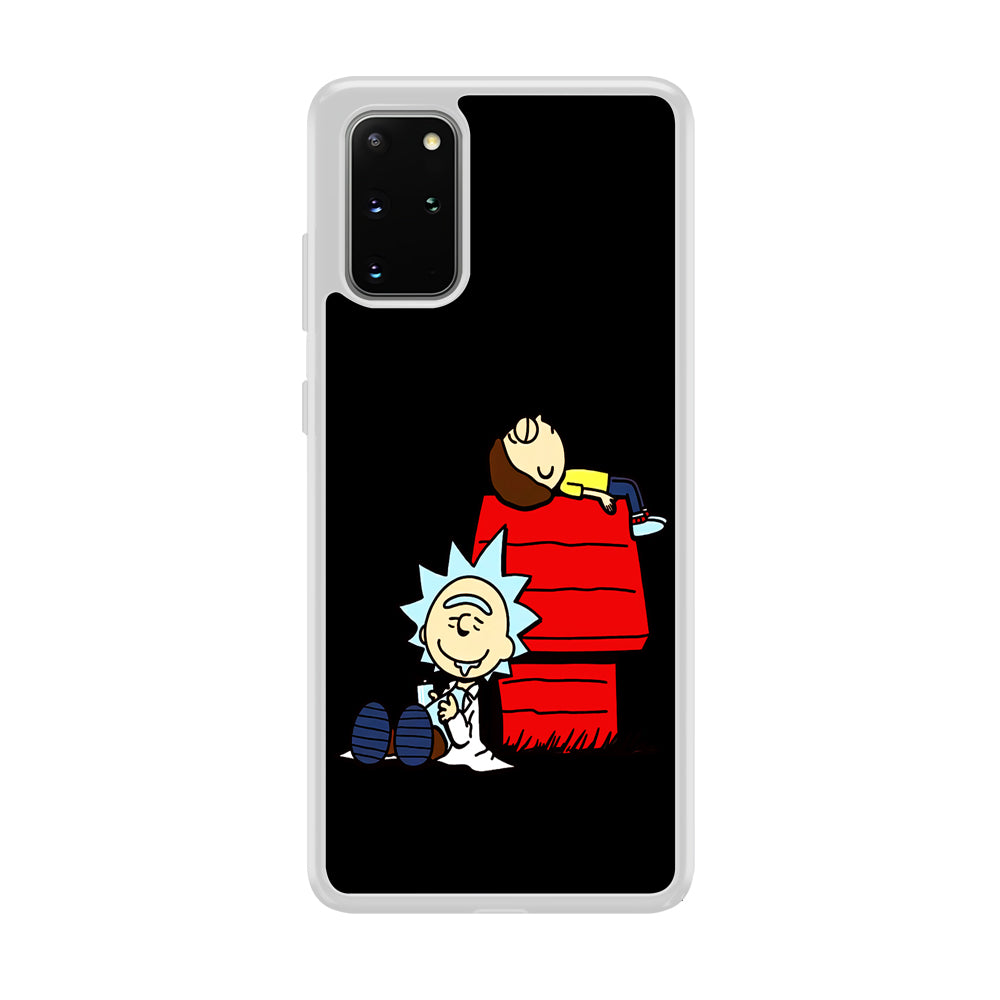 Rick and Morty Snoopy House Samsung Galaxy S20 Plus Case