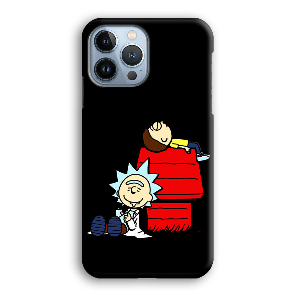 Rick and Morty Snoopy House iPhone 14 Pro Max Case