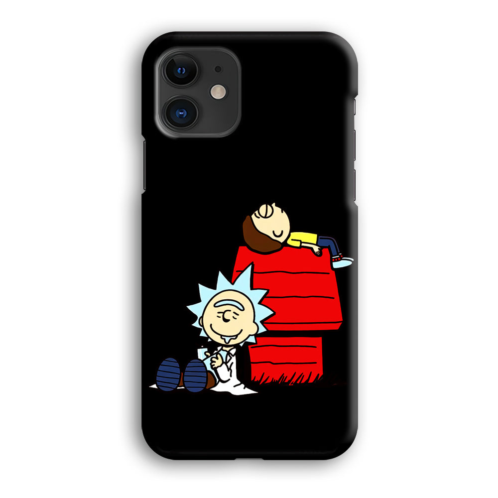 Rick and Morty Snoopy House iPhone 12 Case