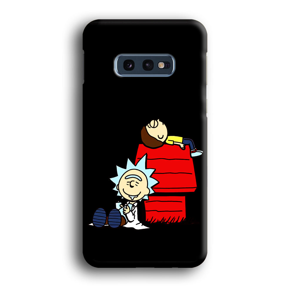 Rick and Morty Snoopy House Samsung Galaxy S10E Case