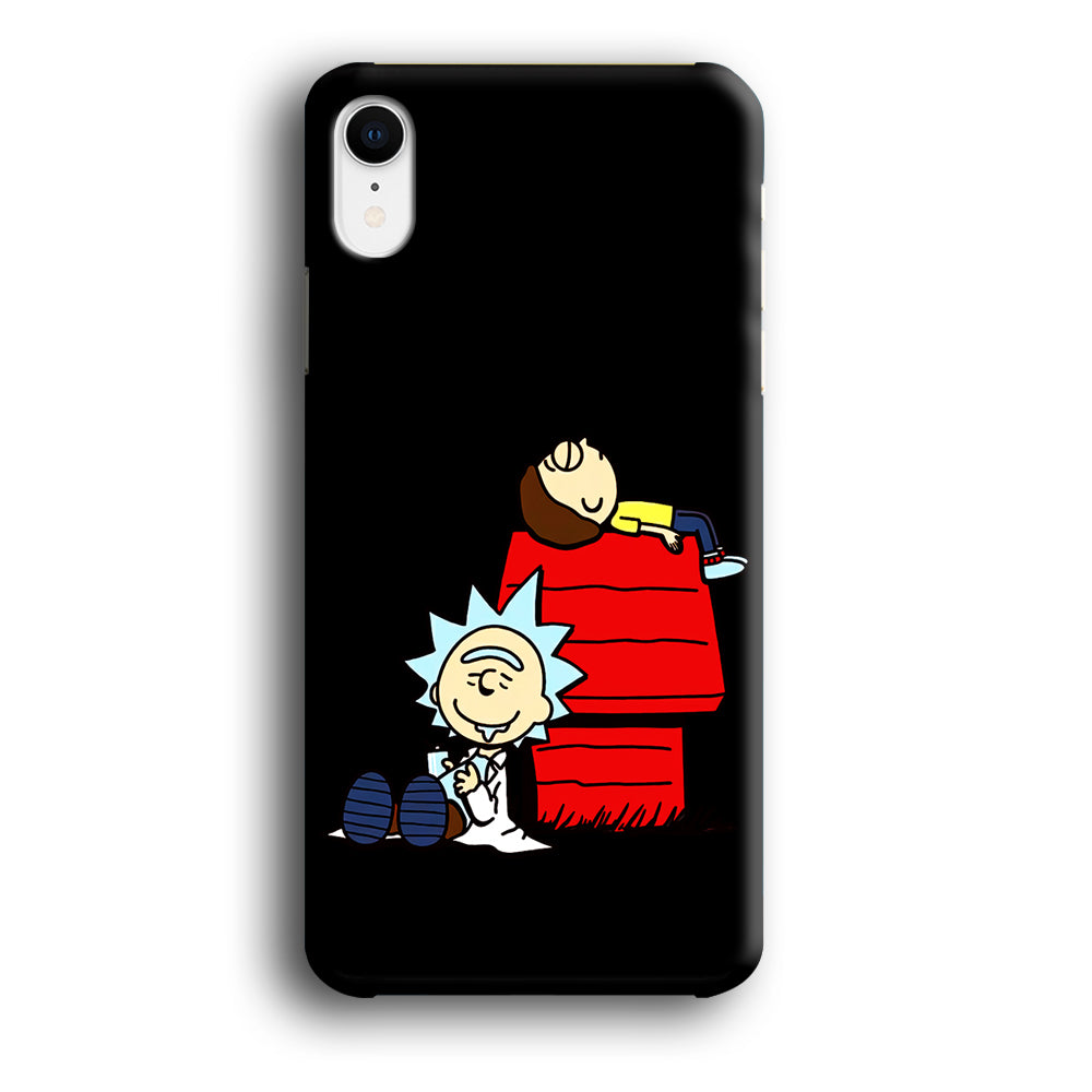 Rick and Morty Snoopy House iPhone XR Case