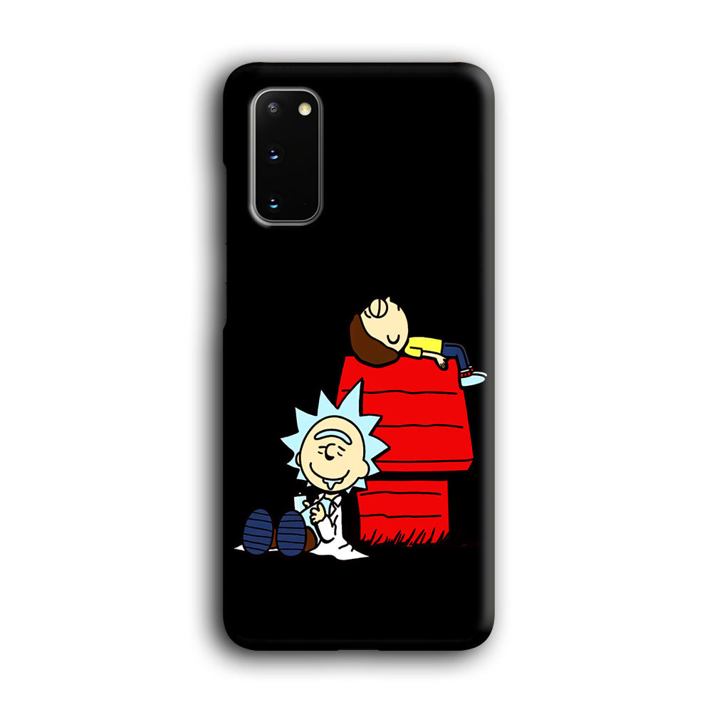 Rick and Morty Snoopy House Samsung Galaxy S20 Case