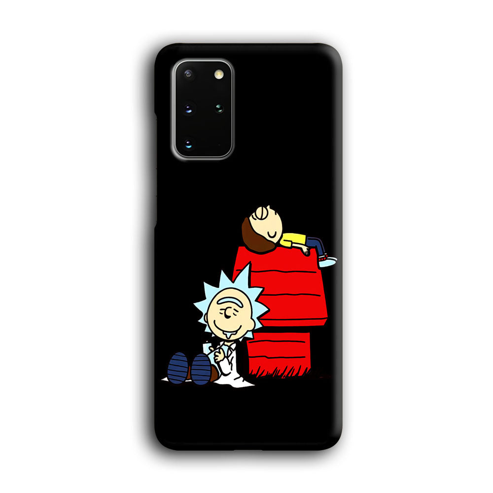 Rick and Morty Snoopy House Samsung Galaxy S20 Plus Case