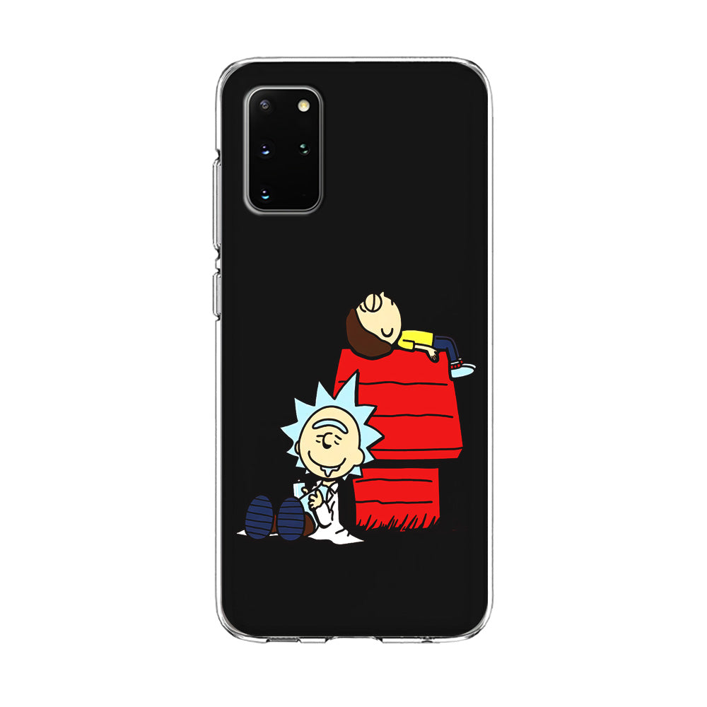 Rick and Morty Snoopy House Samsung Galaxy S20 Plus Case