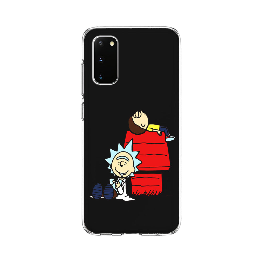 Rick and Morty Snoopy House Samsung Galaxy S20 Case