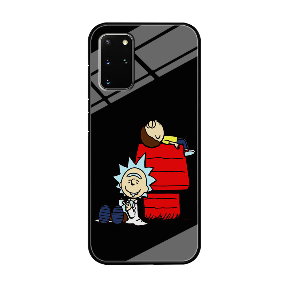 Rick and Morty Snoopy House Samsung Galaxy S20 Plus Case