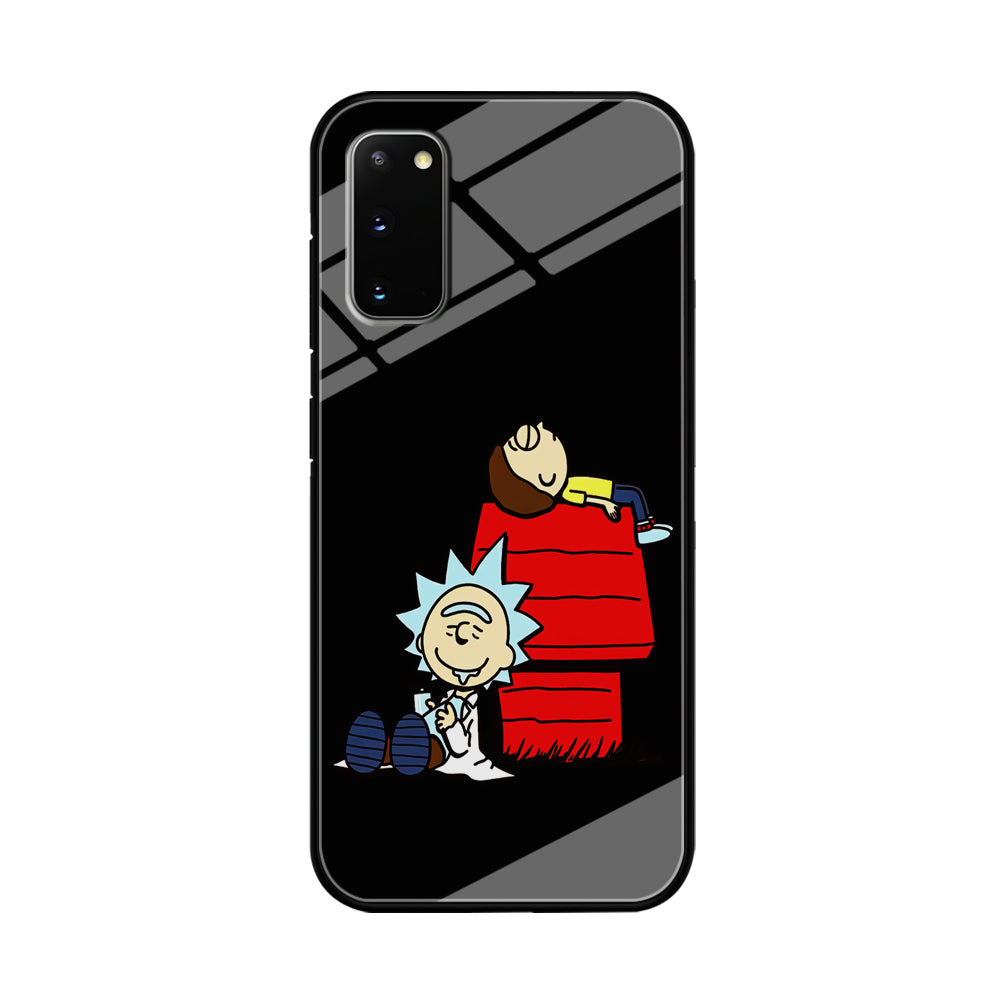 Rick and Morty Snoopy House Samsung Galaxy S20 Case