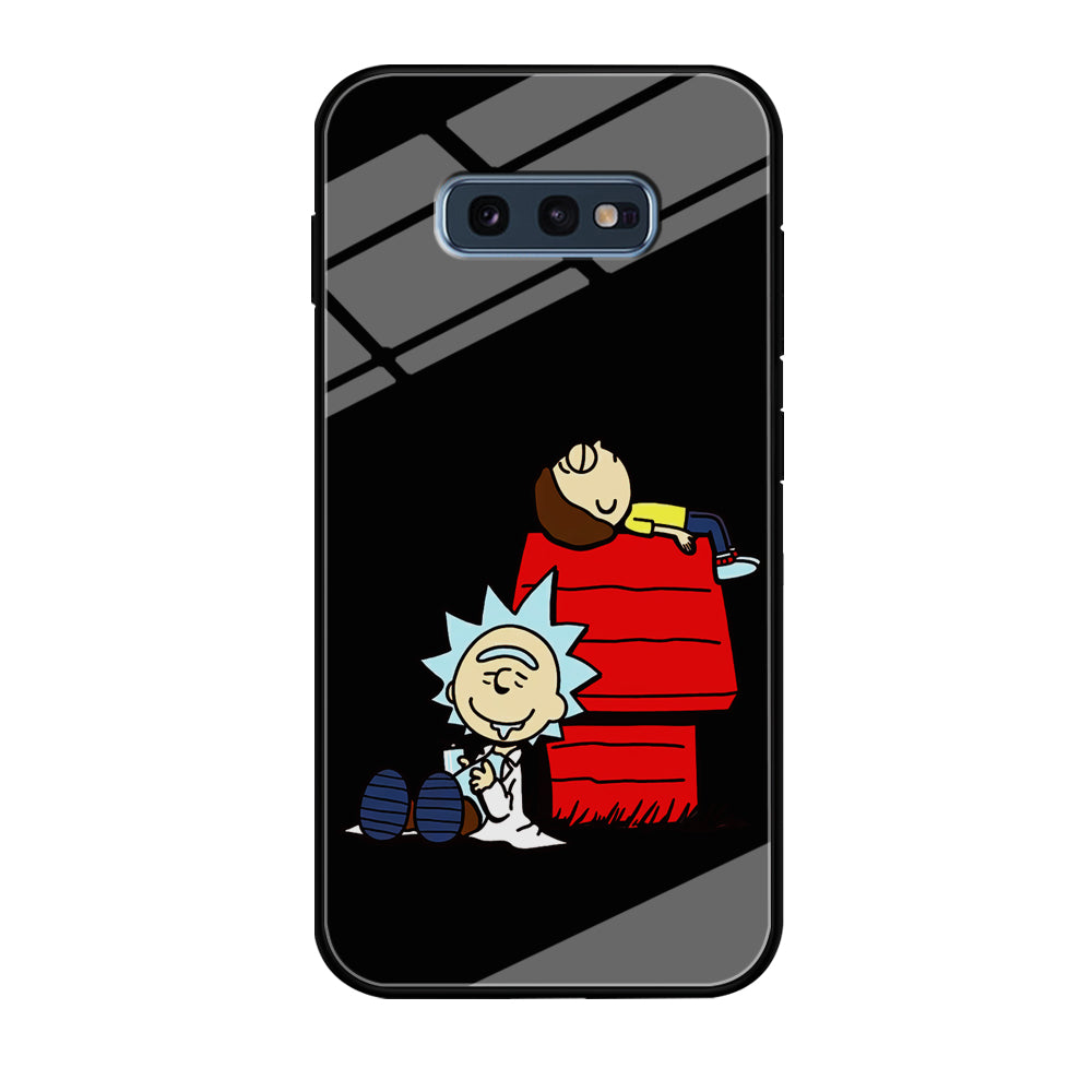 Rick and Morty Snoopy House Samsung Galaxy S10E Case