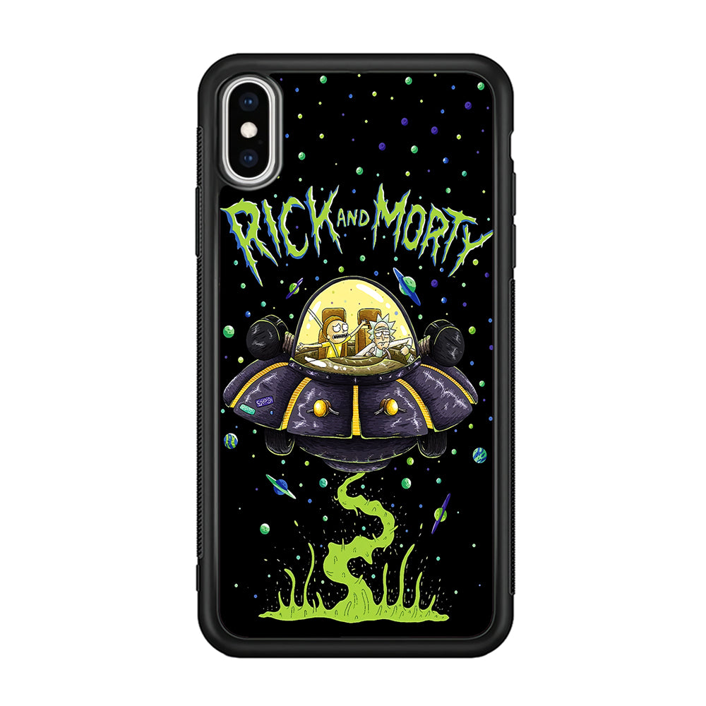 Rick and Morty Spacecraft iPhone Xs Max Case