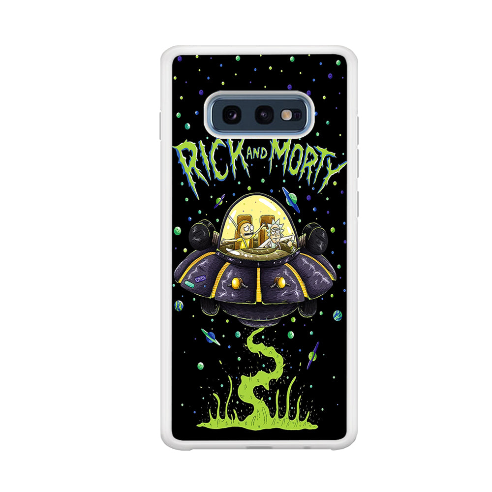 Rick and Morty Spacecraft Samsung Galaxy S10E Case