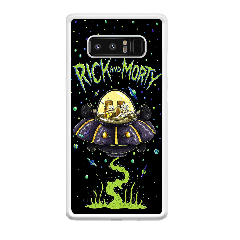 Rick and Morty Spacecraft Samsung Galaxy Note 8 Case