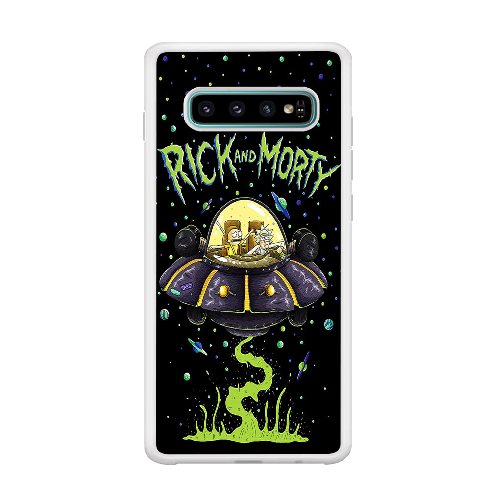 Rick and Morty Spacecraft Samsung Galaxy S10 Plus Case