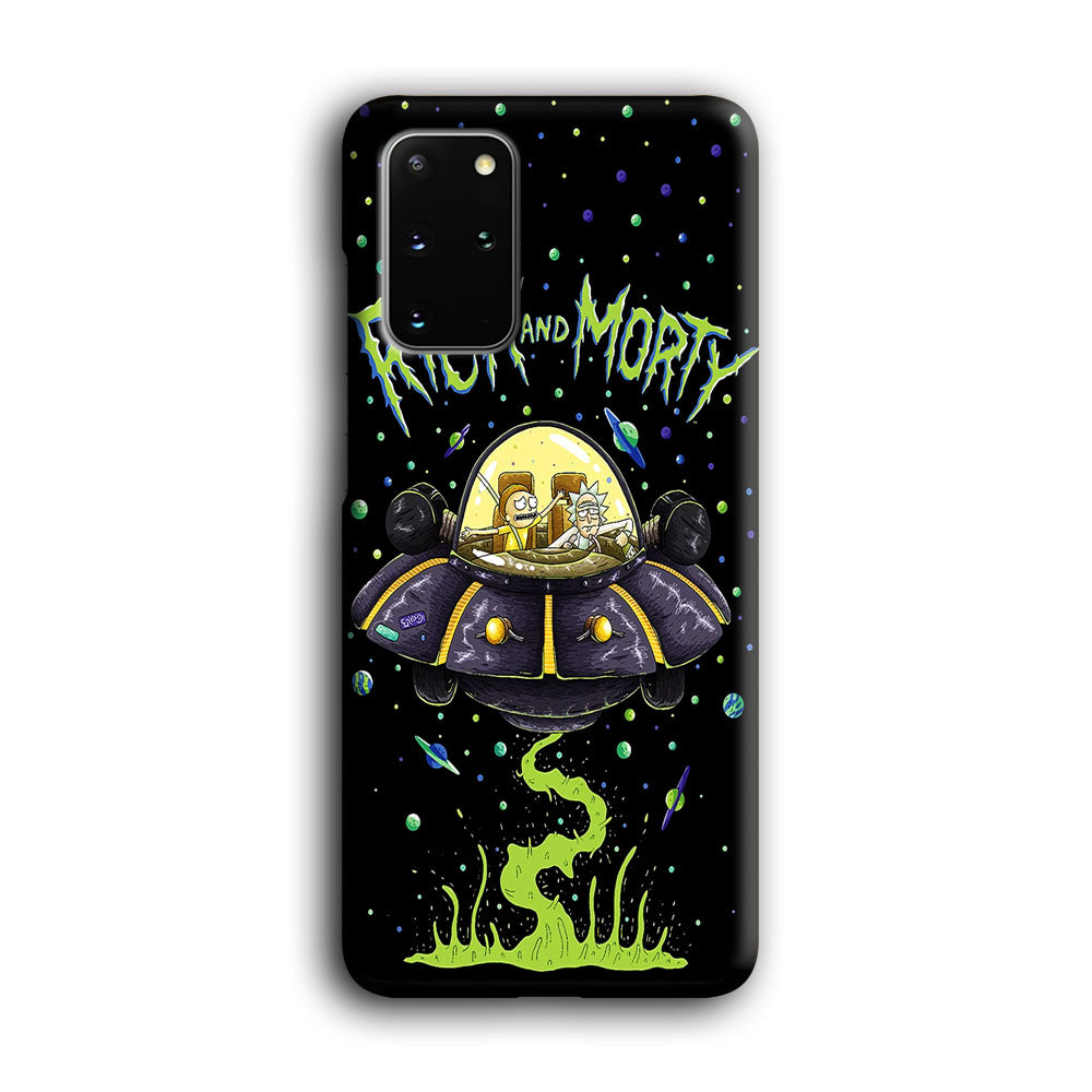 Rick and Morty Spacecraft Samsung Galaxy S20 Plus Case