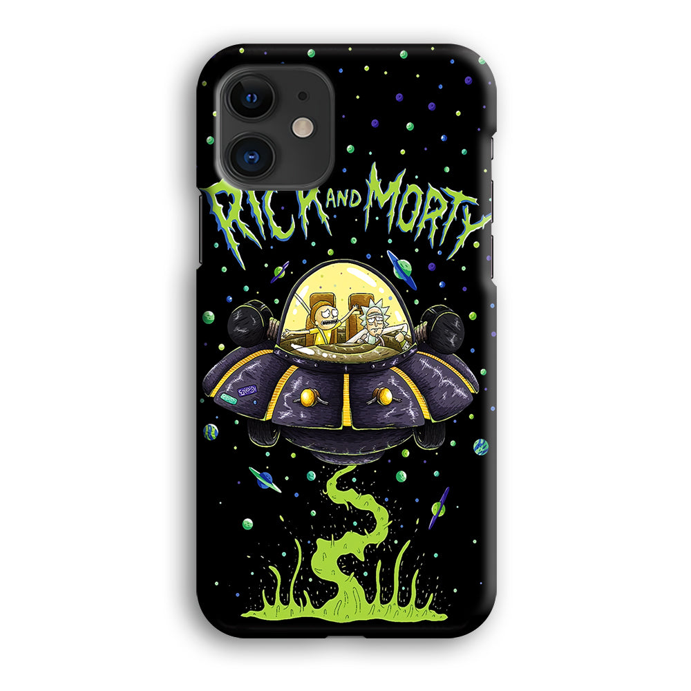 Rick and Morty Spacecraft iPhone 12 Mini Case