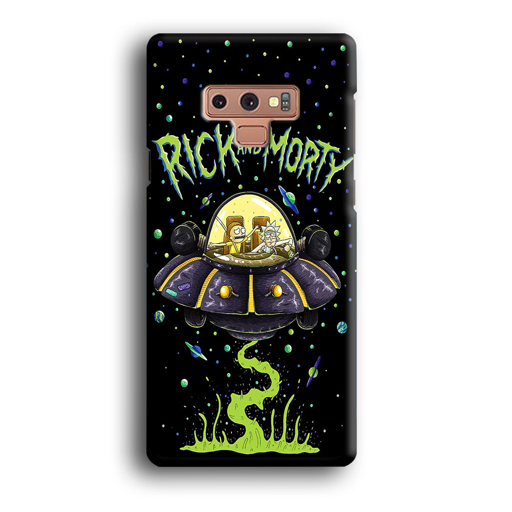 Rick and Morty Spacecraft Samsung Galaxy Note 9 Case