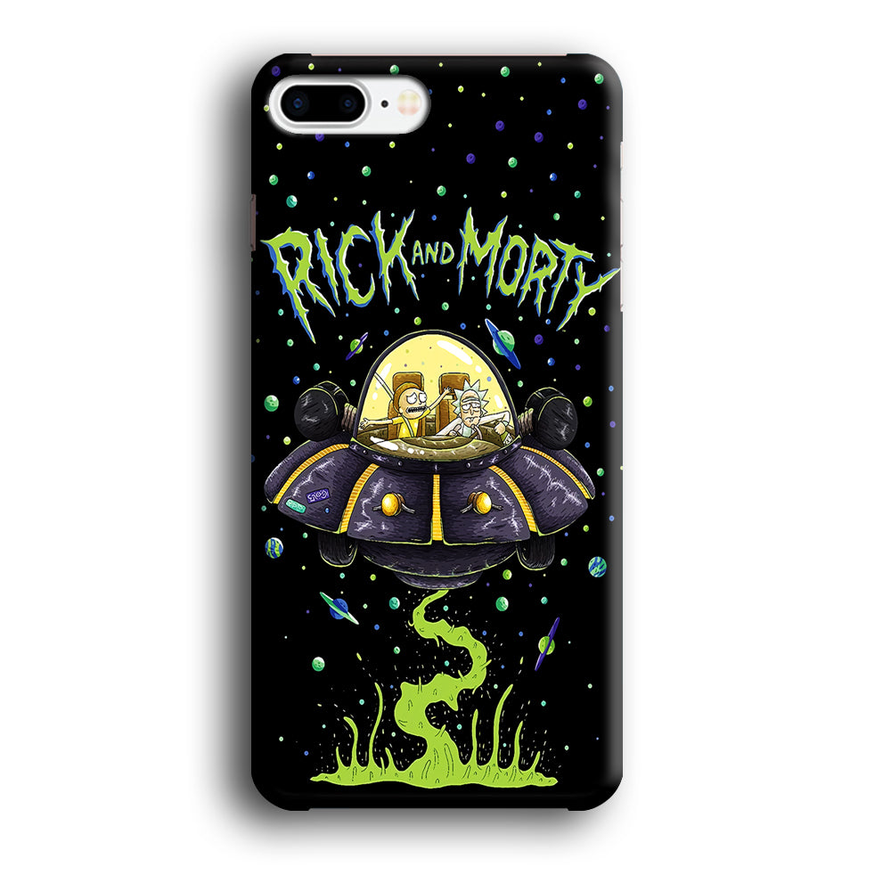 Rick and Morty Spacecraft iPhone 8 Plus Case