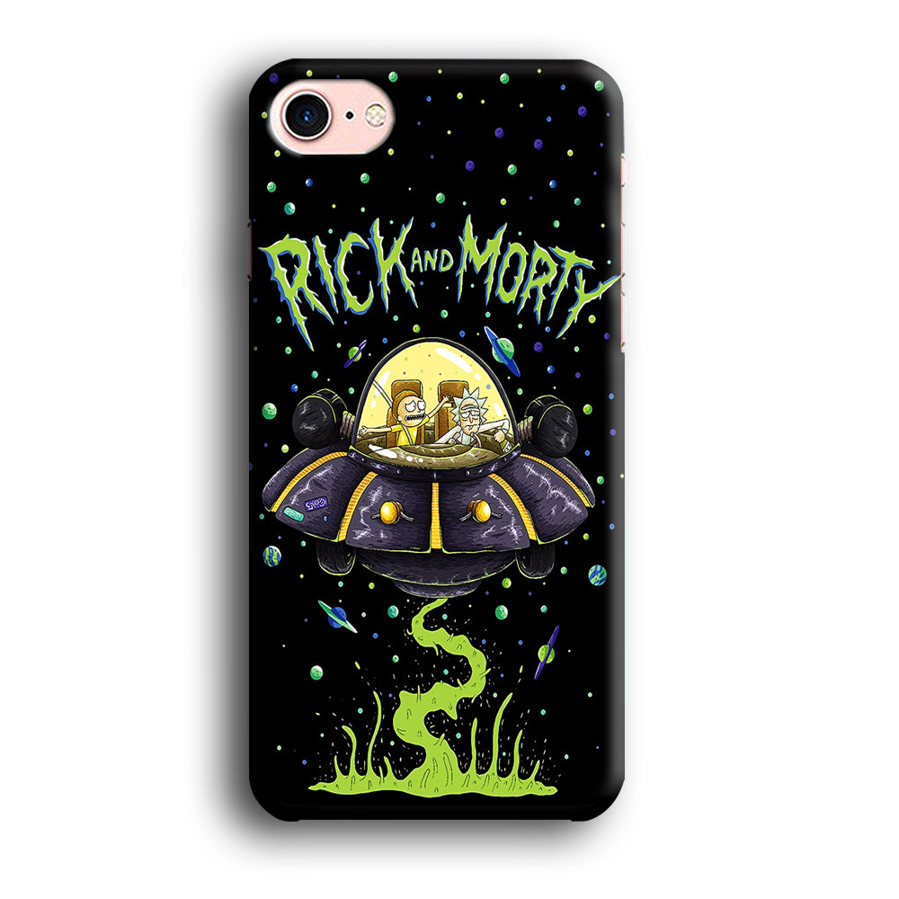 Rick and Morty Spacecraft iPhone SE 3 2022 Case