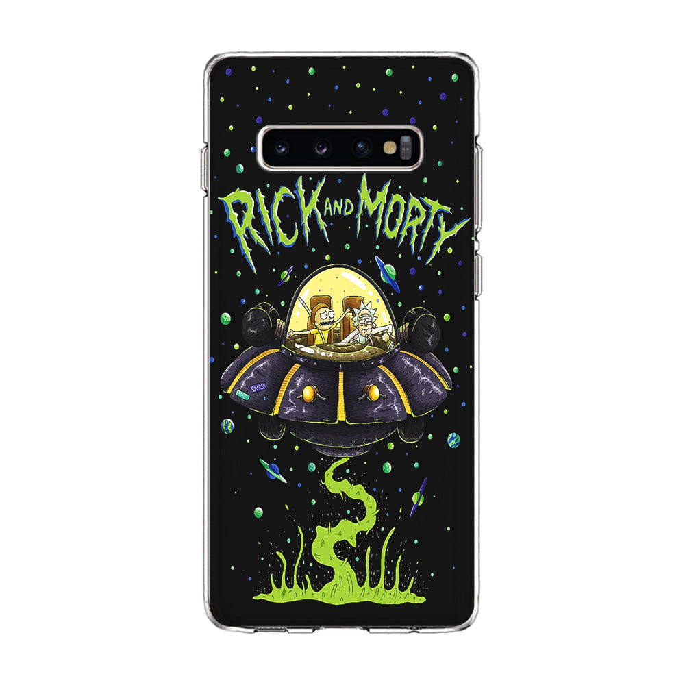 Rick and Morty Spacecraft Samsung Galaxy S10 Case