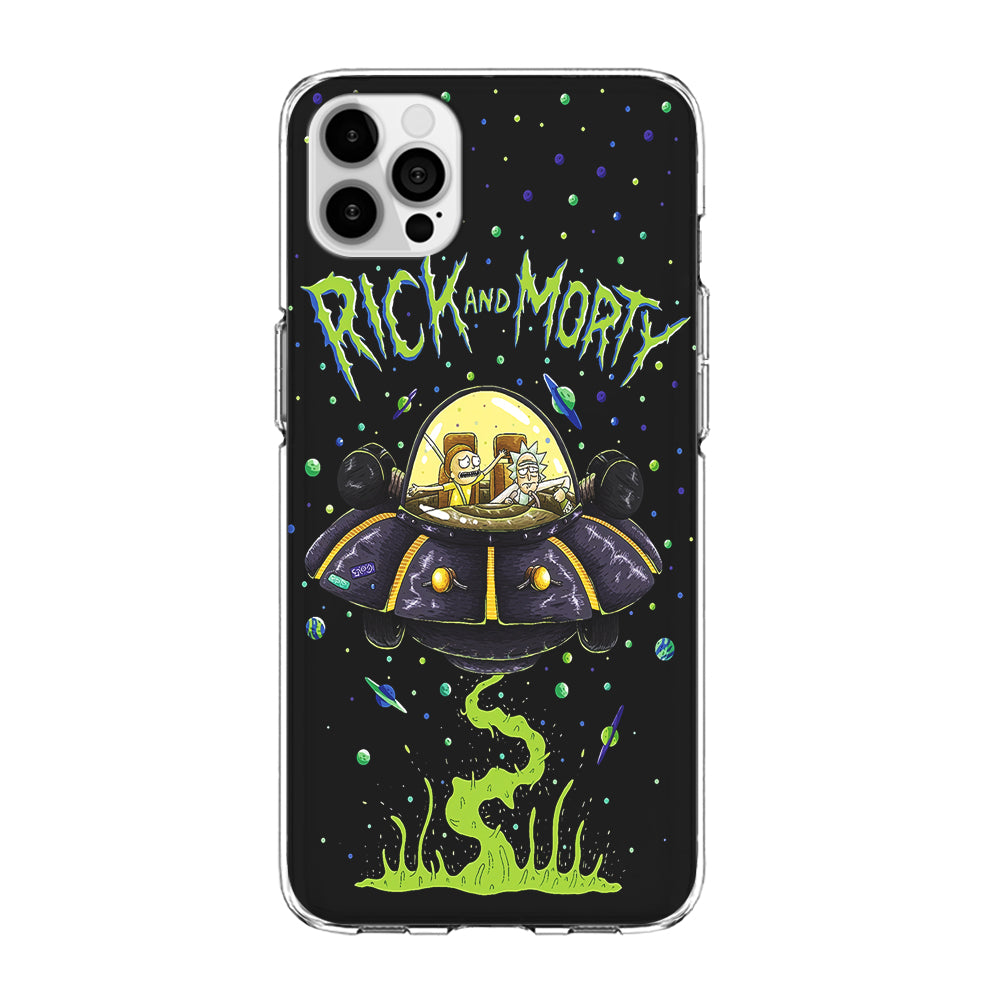 Rick and Morty Spacecraft iPhone 12 Pro Case