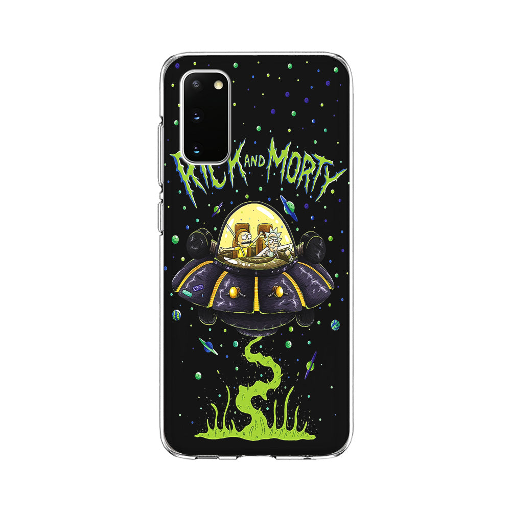 Rick and Morty Spacecraft Samsung Galaxy S20 Case